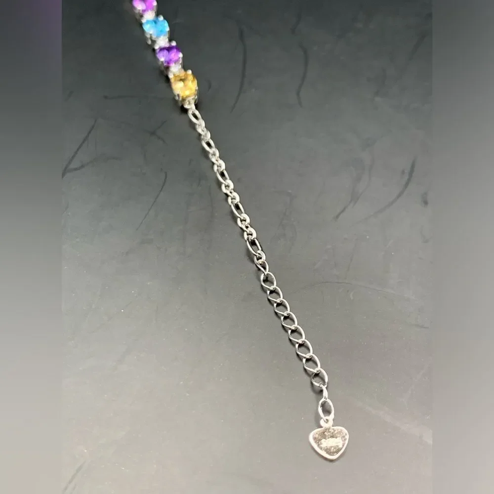 18k White Gold Plated 925 Sterling Silver bracelet